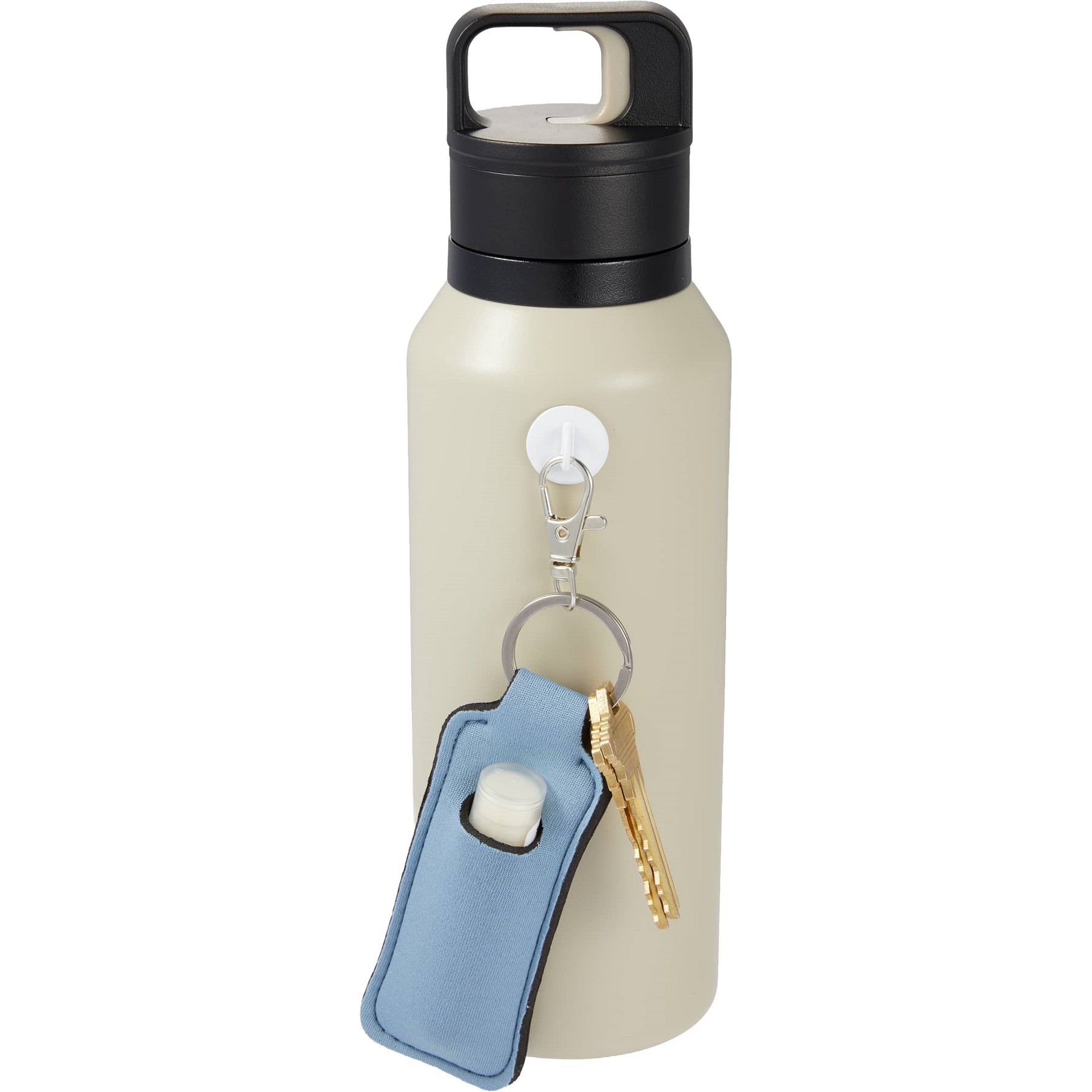 Bottle Charm w/ Neoprene Chapstick Holder 1
