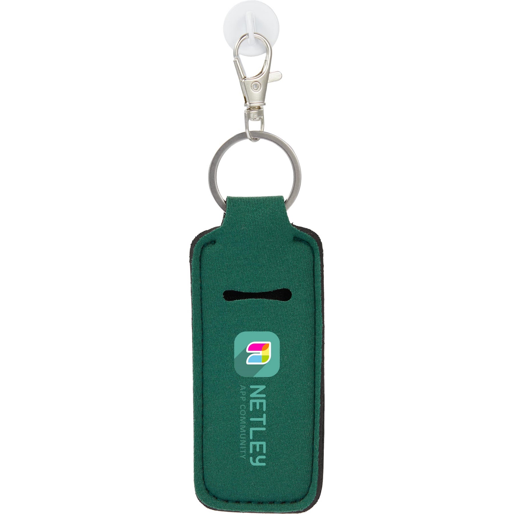 Bottle Charm w/ Neoprene Chapstick Holder 1