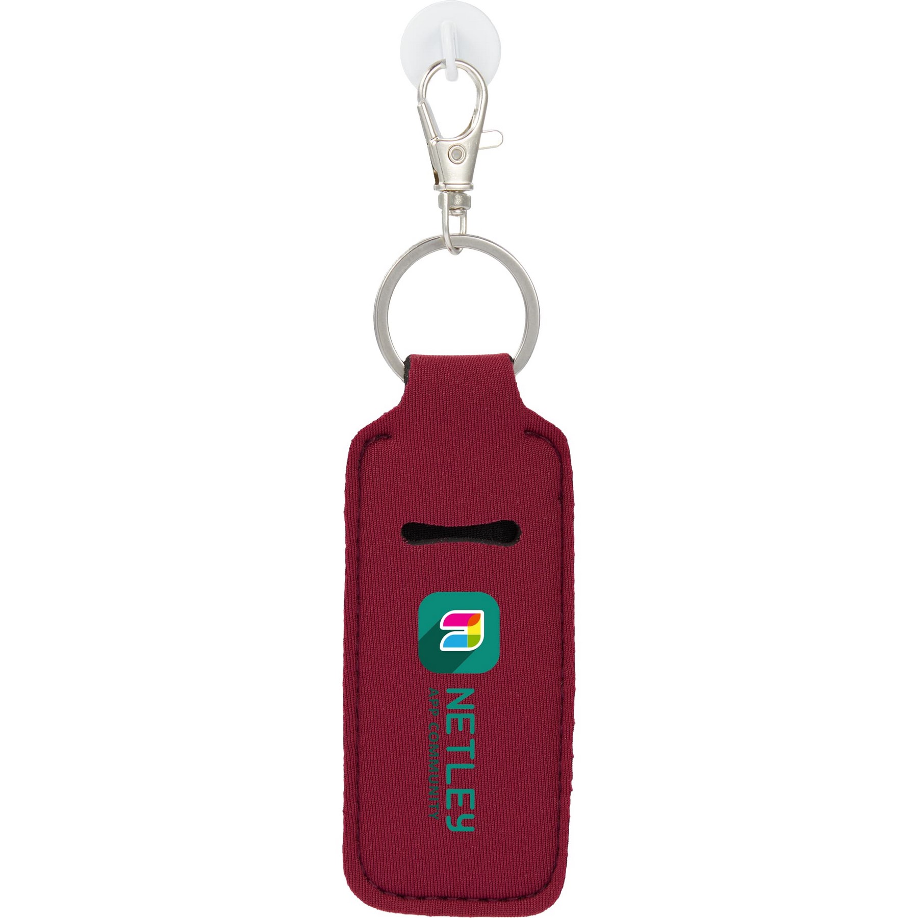 Bottle Charm w/ Neoprene Chapstick Holder 1