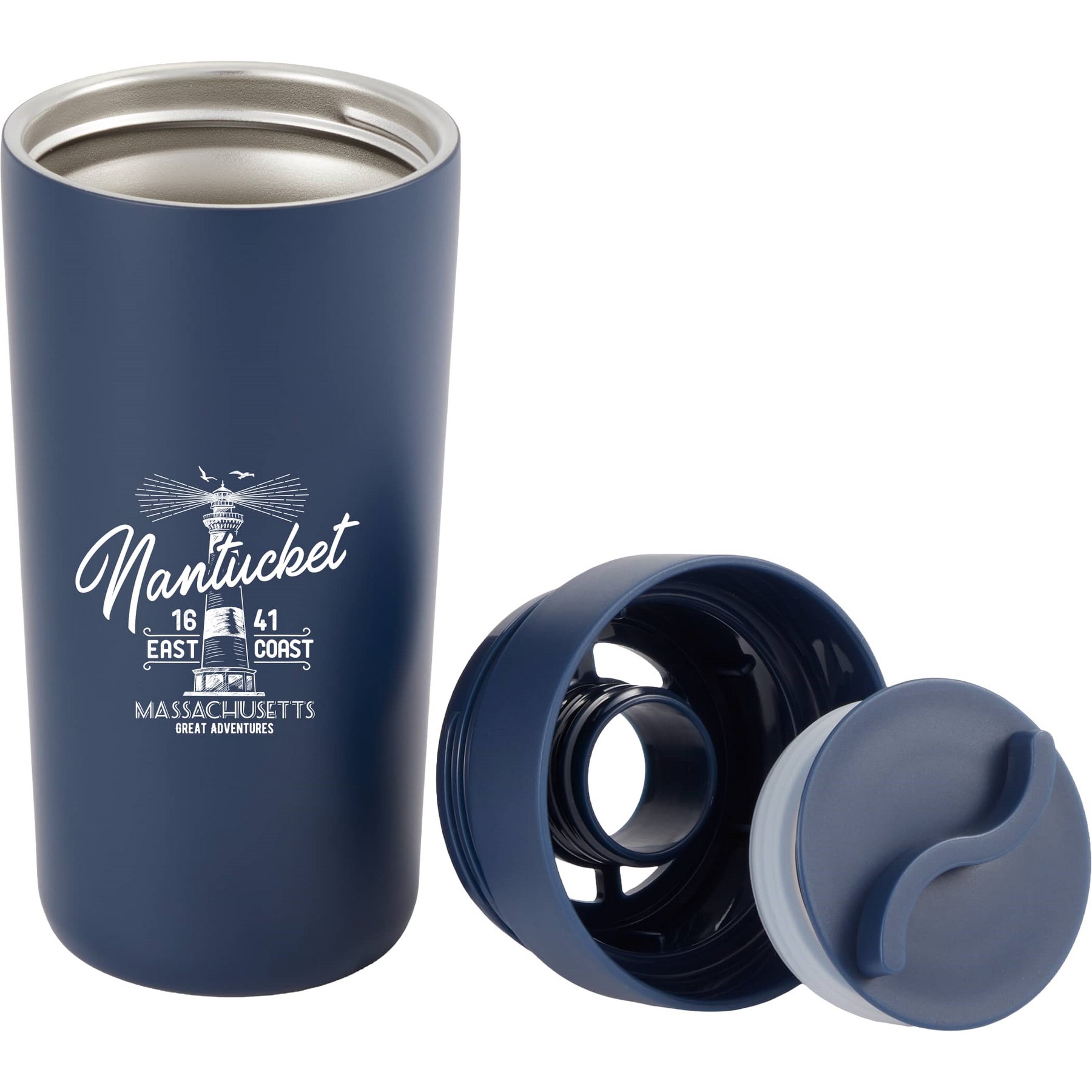 Maddie Recycled Vacuum Tumbler w/ 360 Lid 16oz 1