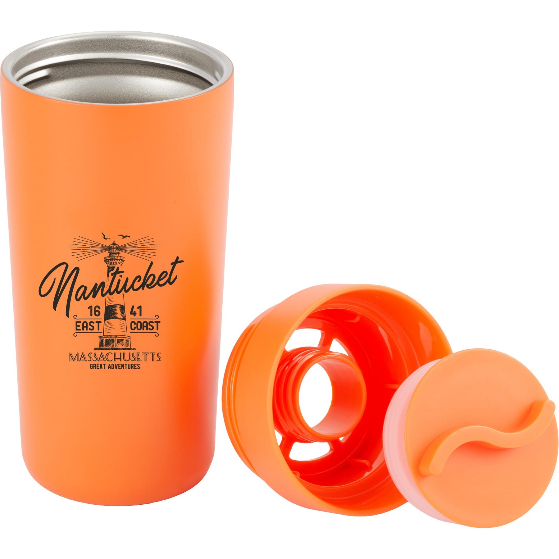 Maddie Recycled Vacuum Tumbler w/ 360 Lid 16oz 1