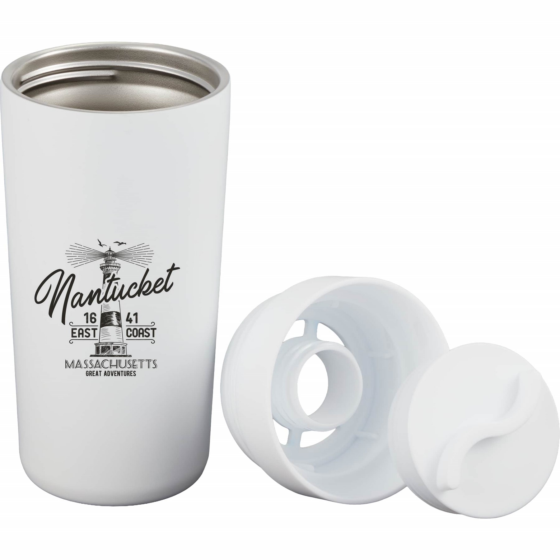 Maddie Recycled Vacuum Tumbler w/ 360 Lid 16oz 1