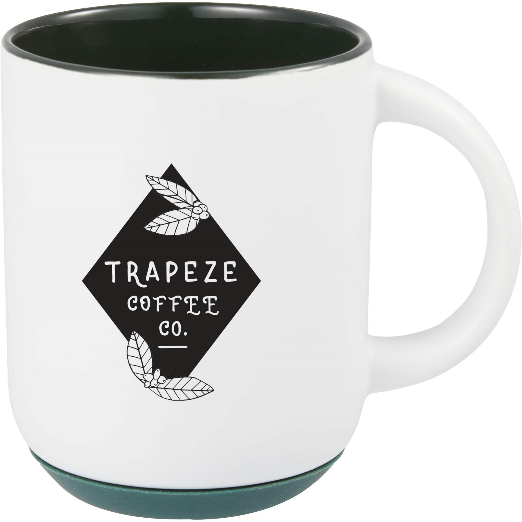 Isaac Ceramic Mug w/ Rubber Bottom 14oz 1