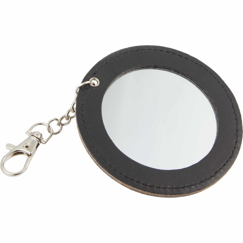 Recycled PU Travel Mirror Bag Charm 2 Recycled PU Travel Mirror Bag Charm 2