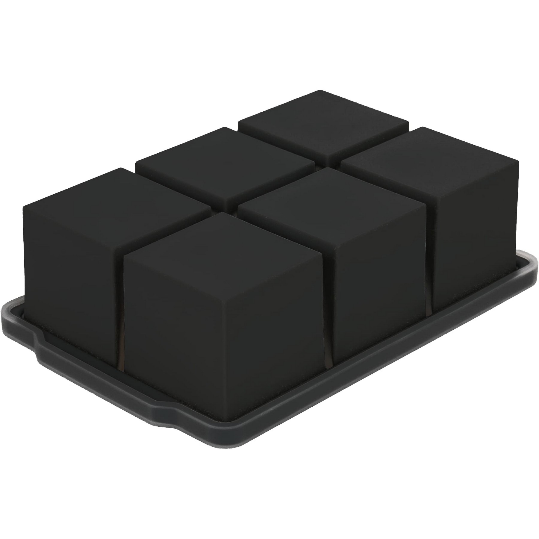 Silicone Ice Cube Tray w/ Lid 1