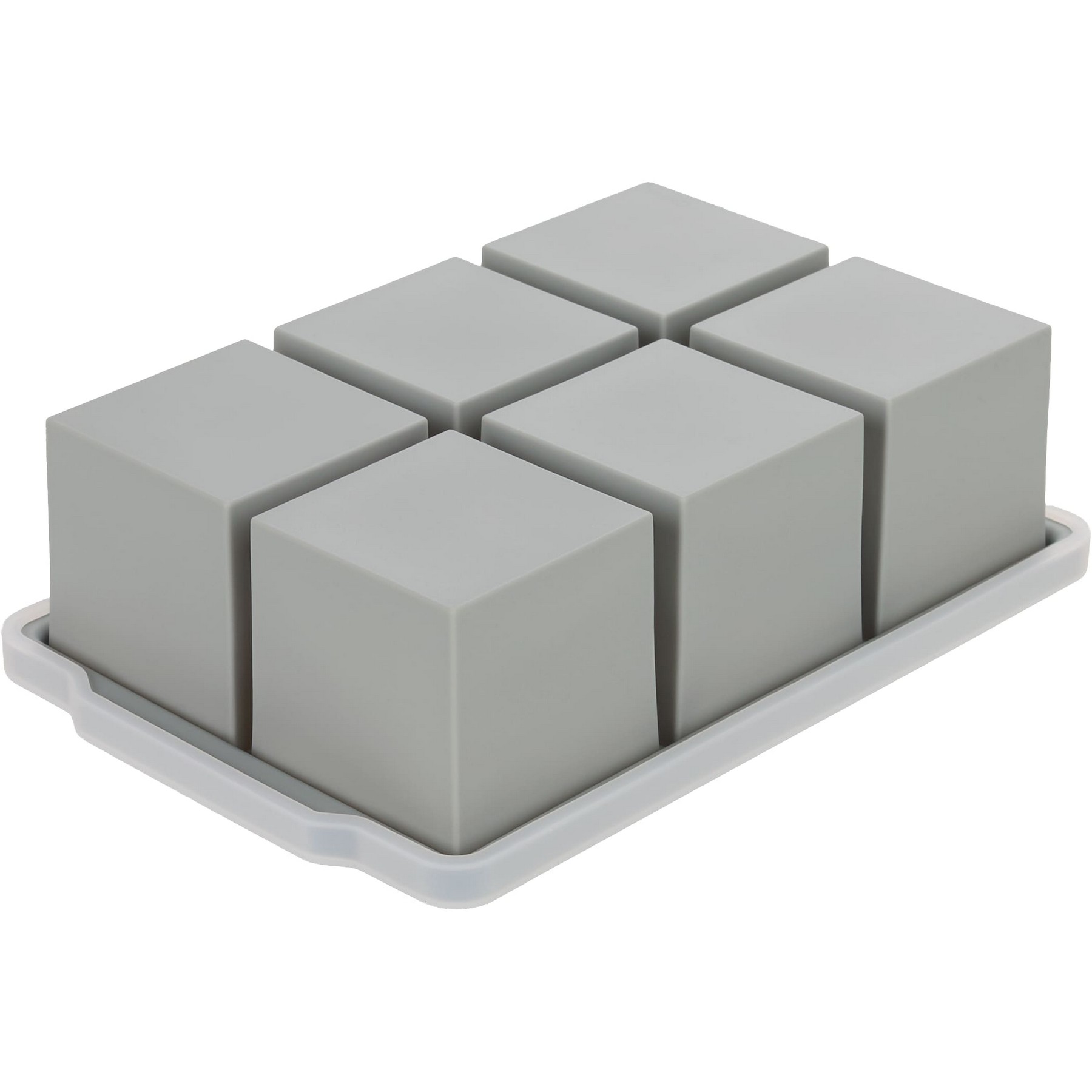 Silicone Ice Cube Tray w/ Lid 1