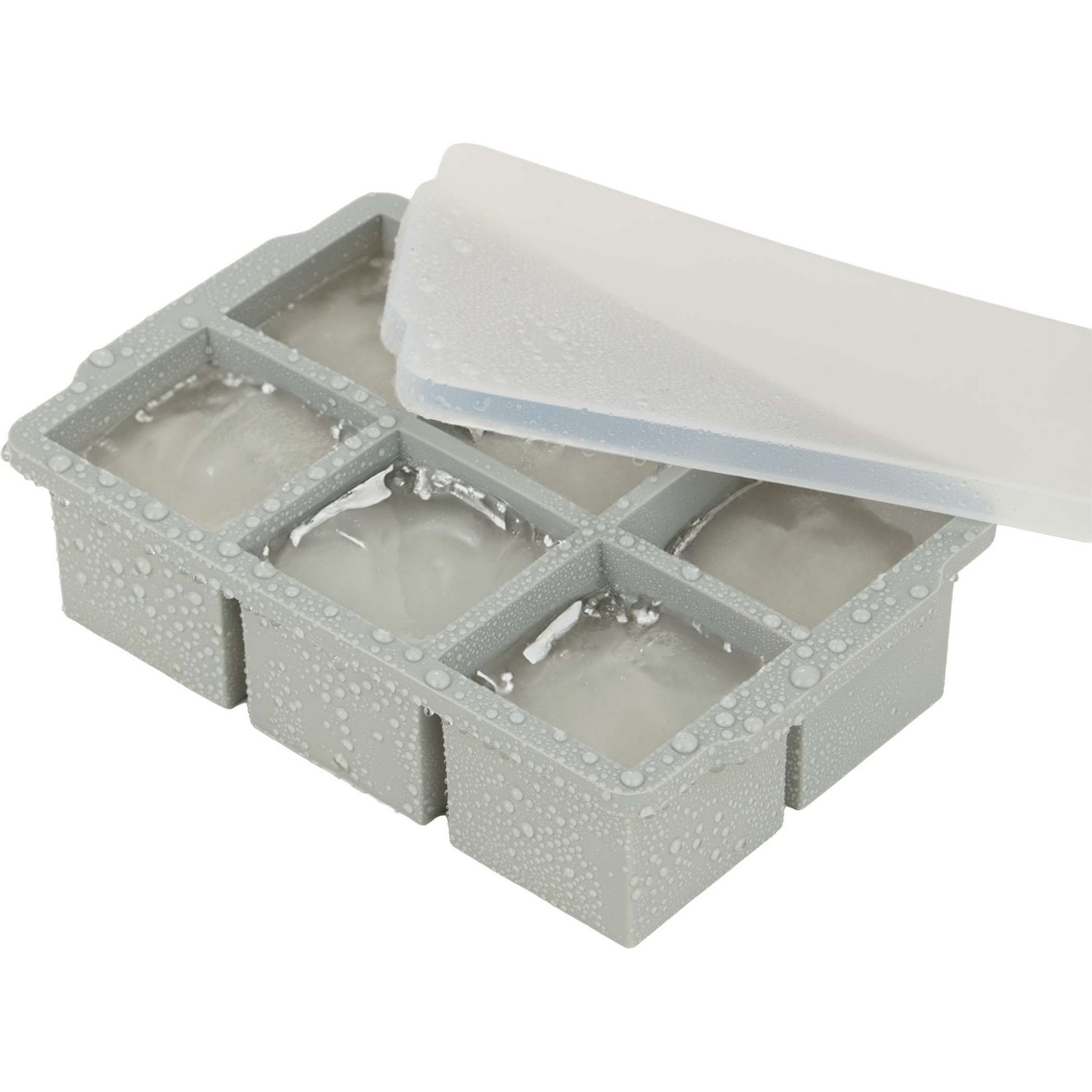 Silicone Ice Cube Tray w/ Lid 1