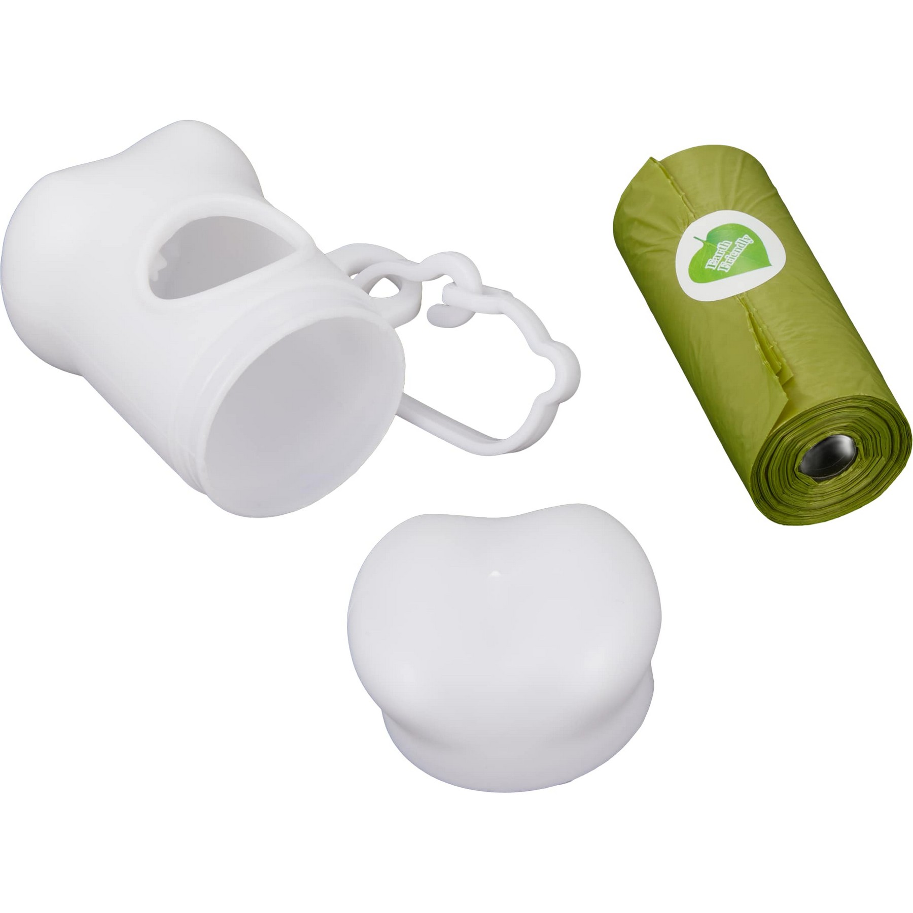 Dog Waste Bag Dispenser with Recycled Bags 1