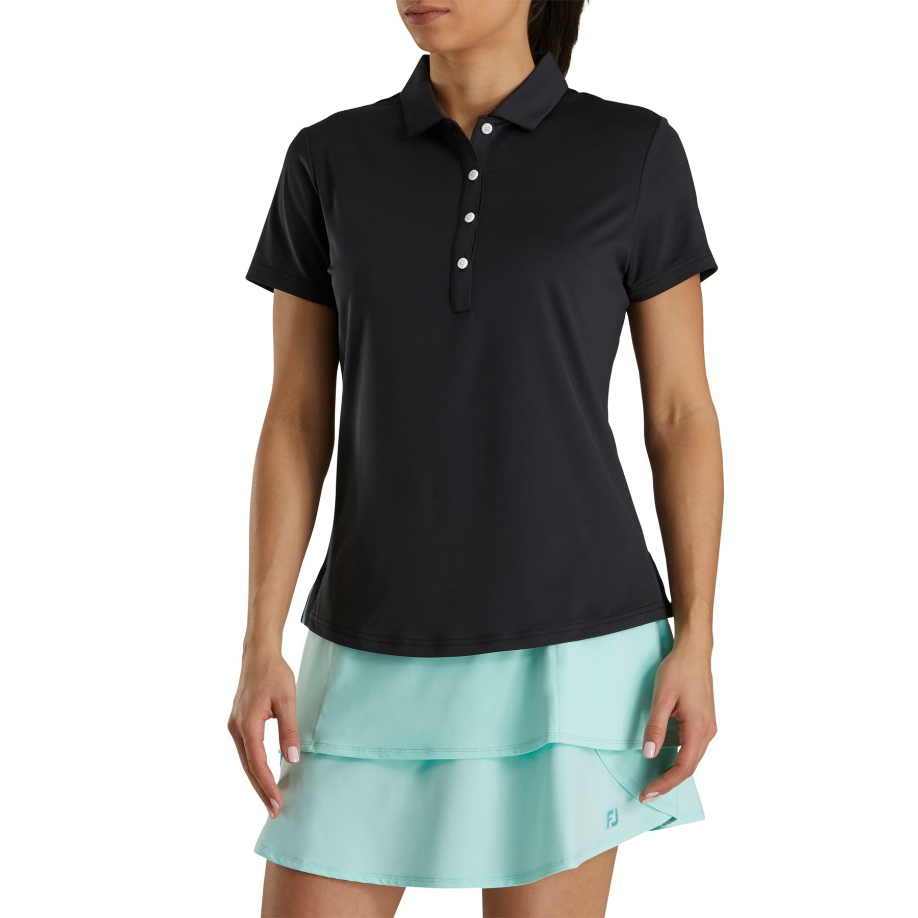 FootJoy Women's Solid Lisle Polo 2