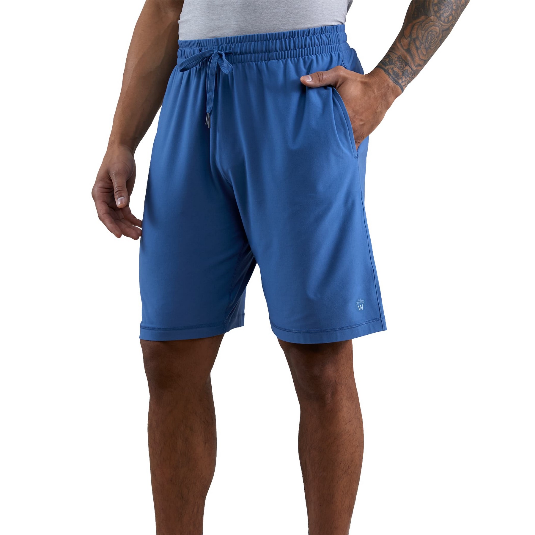 WELLABLE Men's Knit Short 2