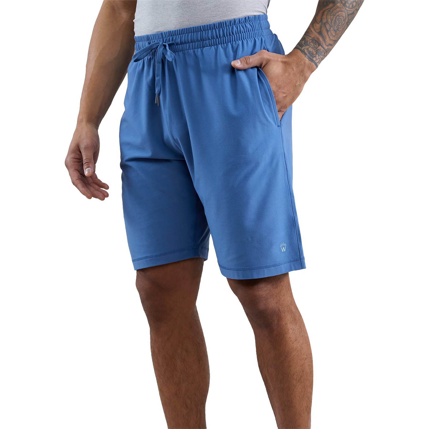WELLABLE Men's Knit Short 2
