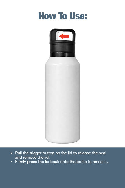 Dawson Insulated Bottle w/ One Touch Lid 18oz 1