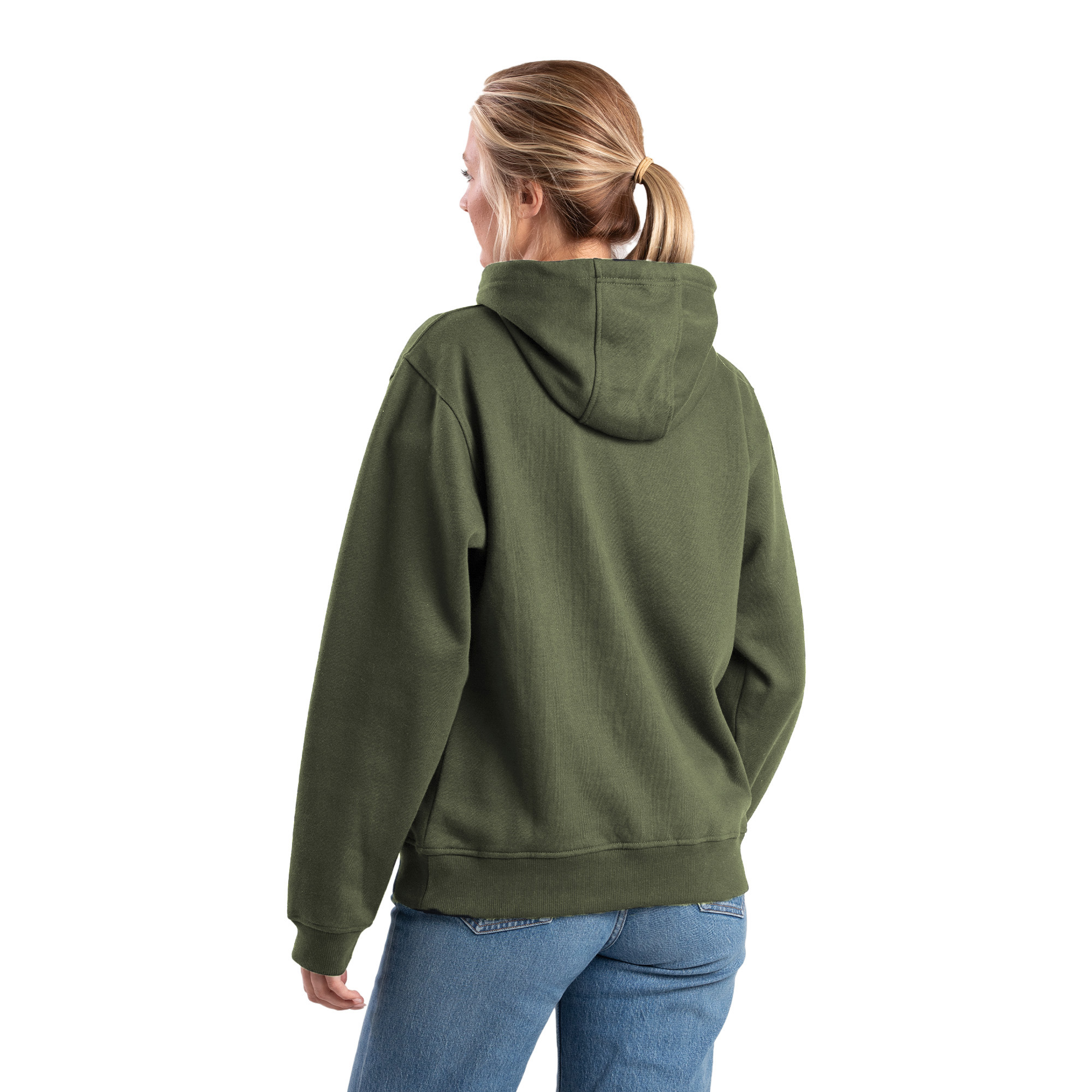 Berne Heritage Zippered Hooded Pullover Sweatshirt - Women's 2