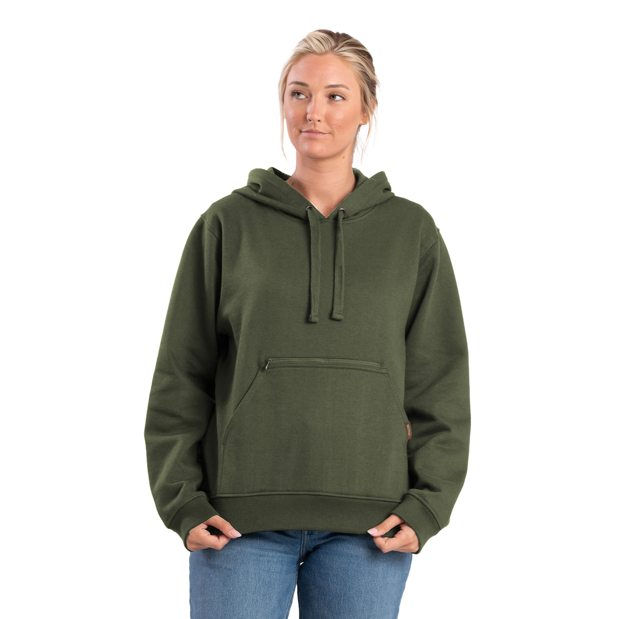 Berne Heritage Zippered Hooded Pullover Sweatshirt - Women's 2