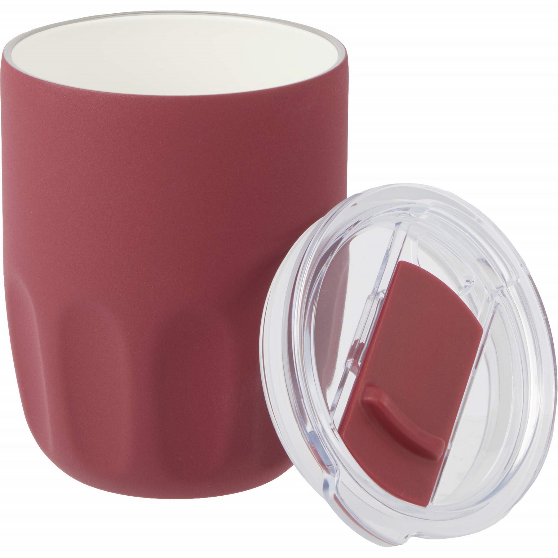 Olla Vacuum Coffee Cup w/ Ceramic Liner & Lid 10oz 1