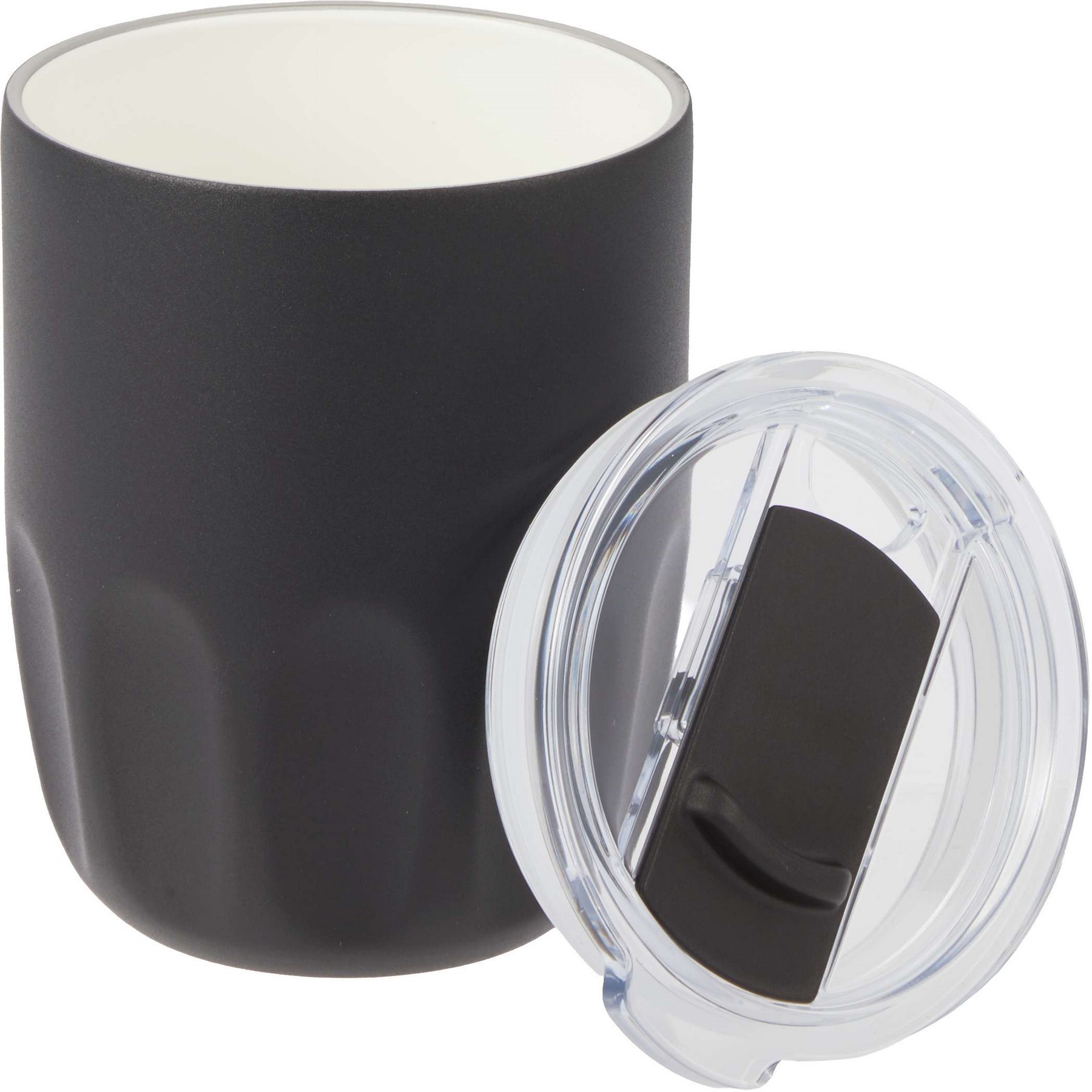 Olla Vacuum Coffee Cup w/ Ceramic Liner & Lid 10oz 1