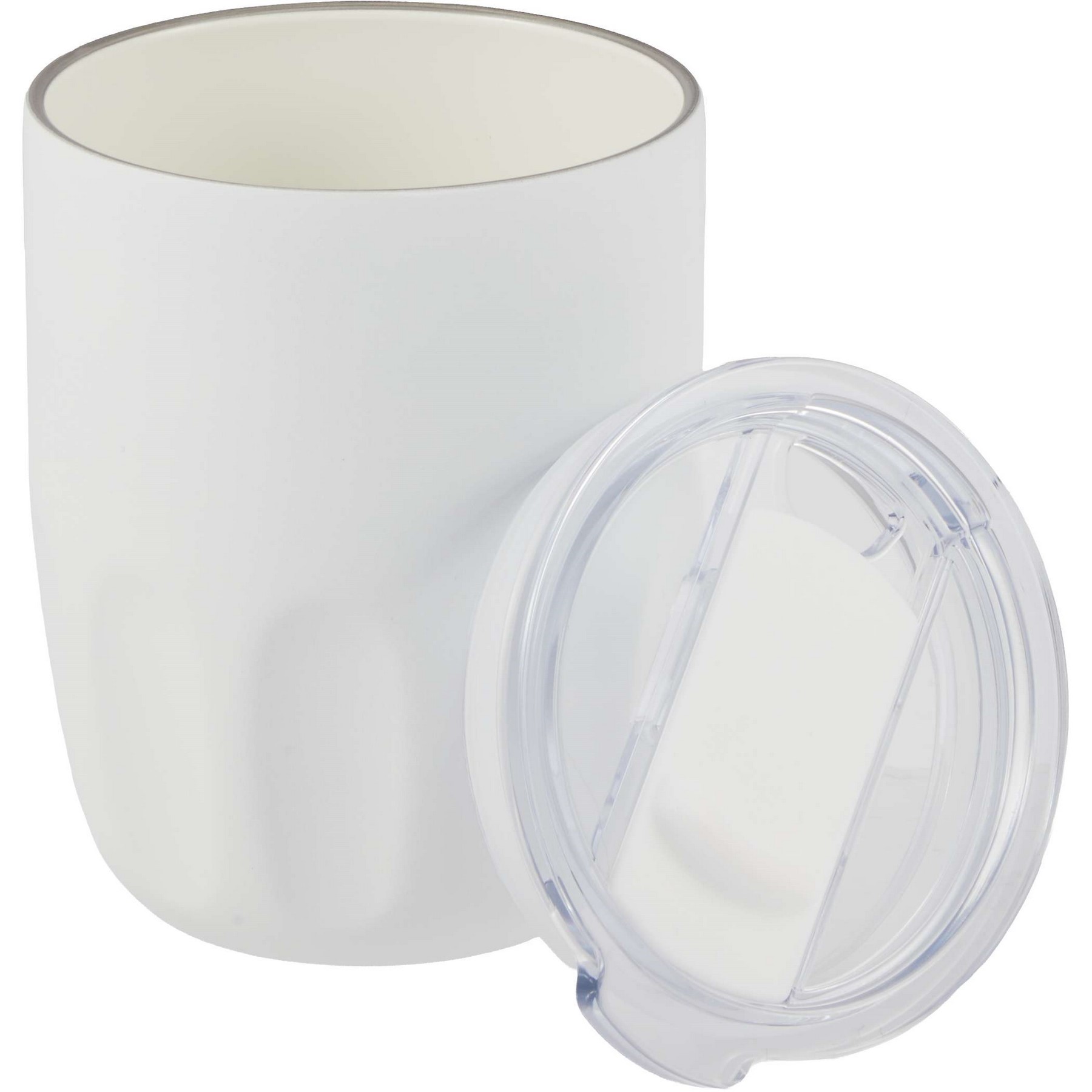 Olla Vacuum Coffee Cup w/ Ceramic Liner & Lid 10oz 1
