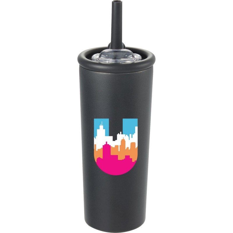 Kyser Recycled Vacuum Tumbler w/ Straw 20oz 1 Kyser Recycled Vacuum Tumbler w/ Straw 20oz 1