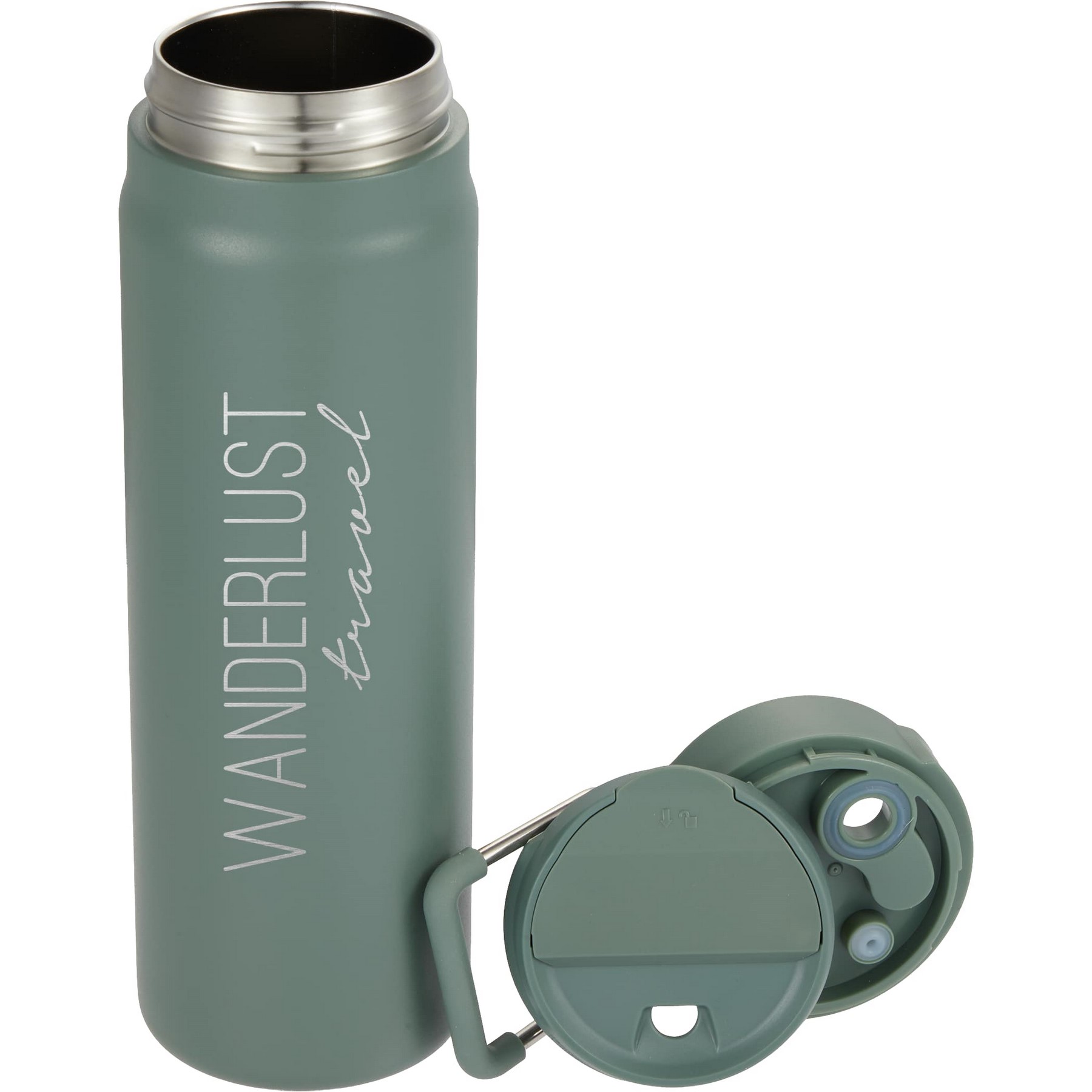 Kara Recycled Insulated Bottle w/ Swivel Lid 24oz 1