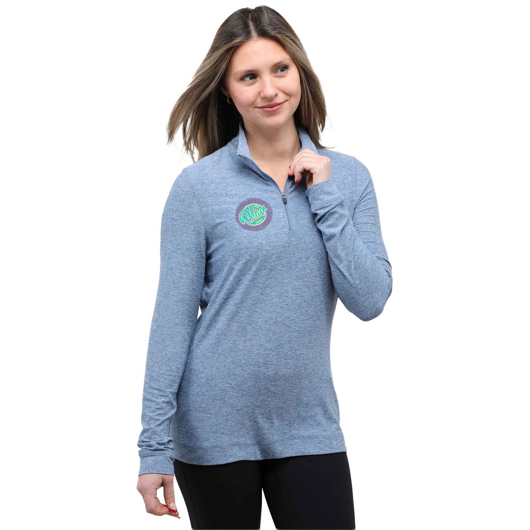 WELLABLE Women's Knit 1/4 Zip 1