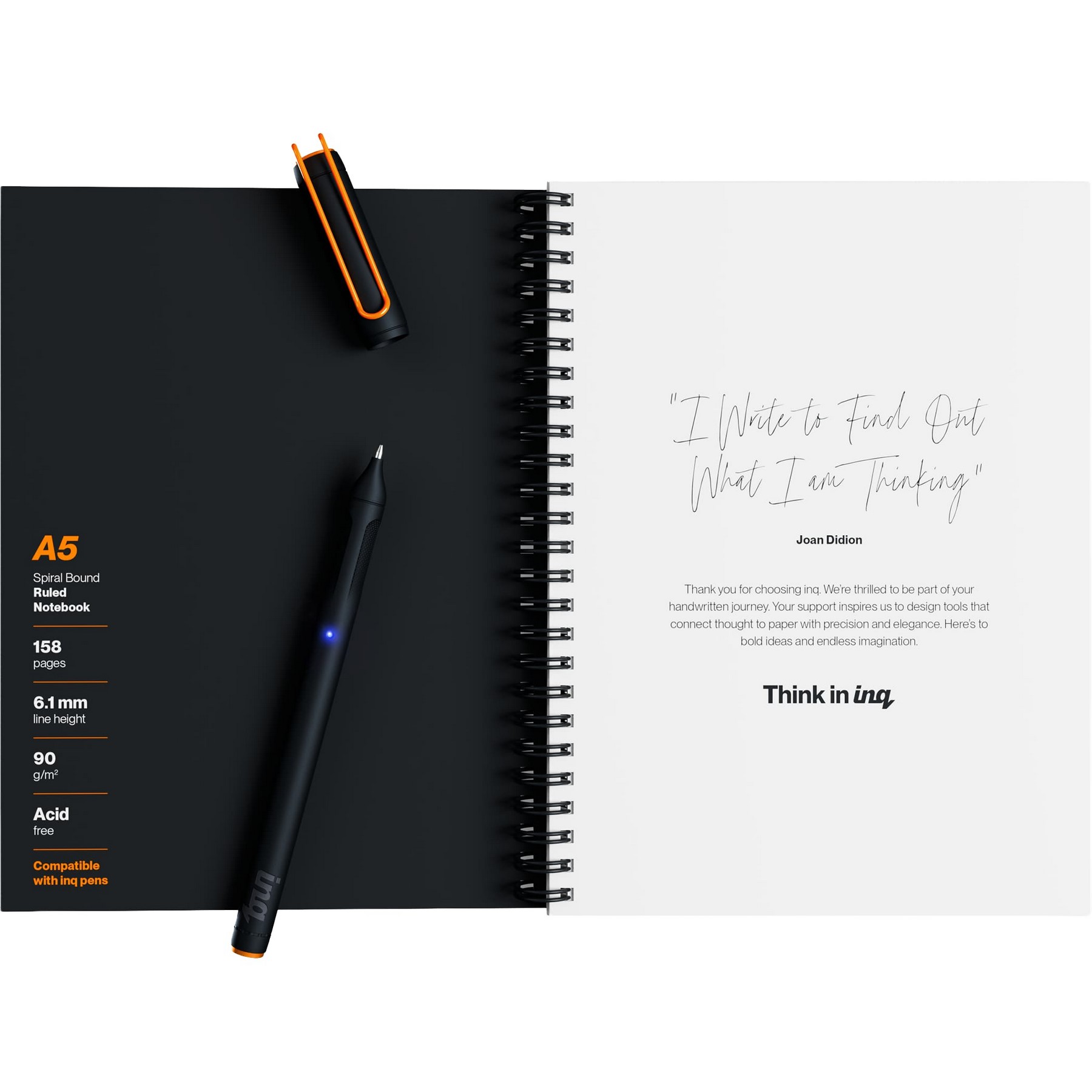 inq Smart Pen Writing and Notebook Set 1