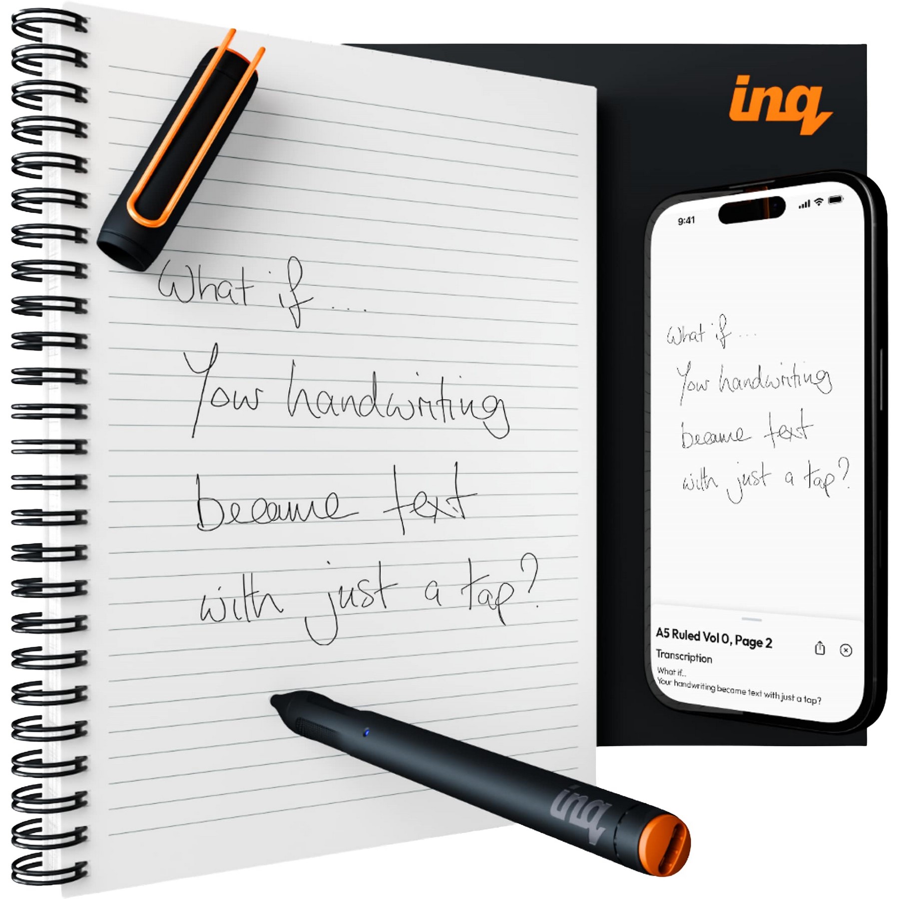inq Smart Pen Writing and Notebook Set 1