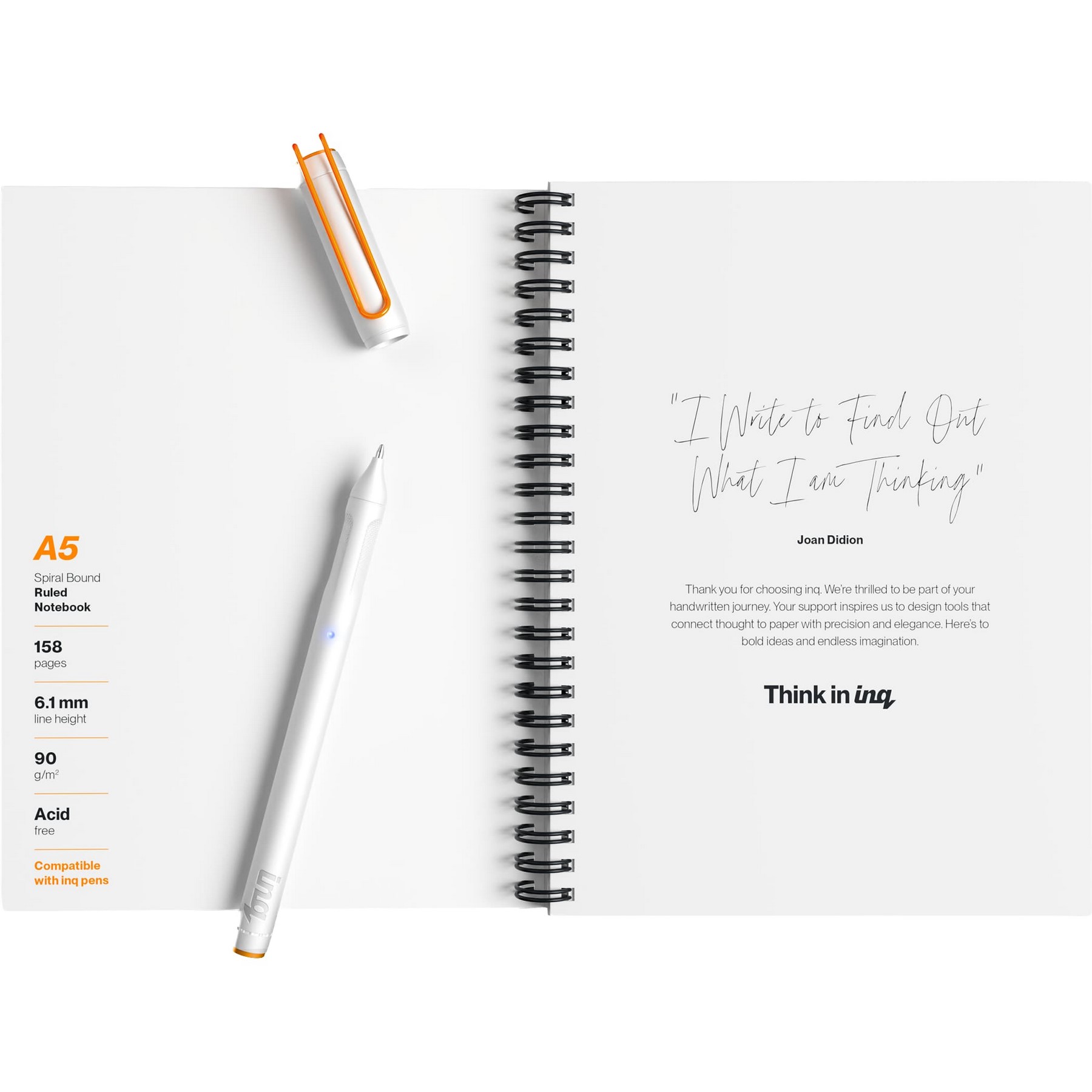 inq Smart Pen Writing and Notebook Set 1
