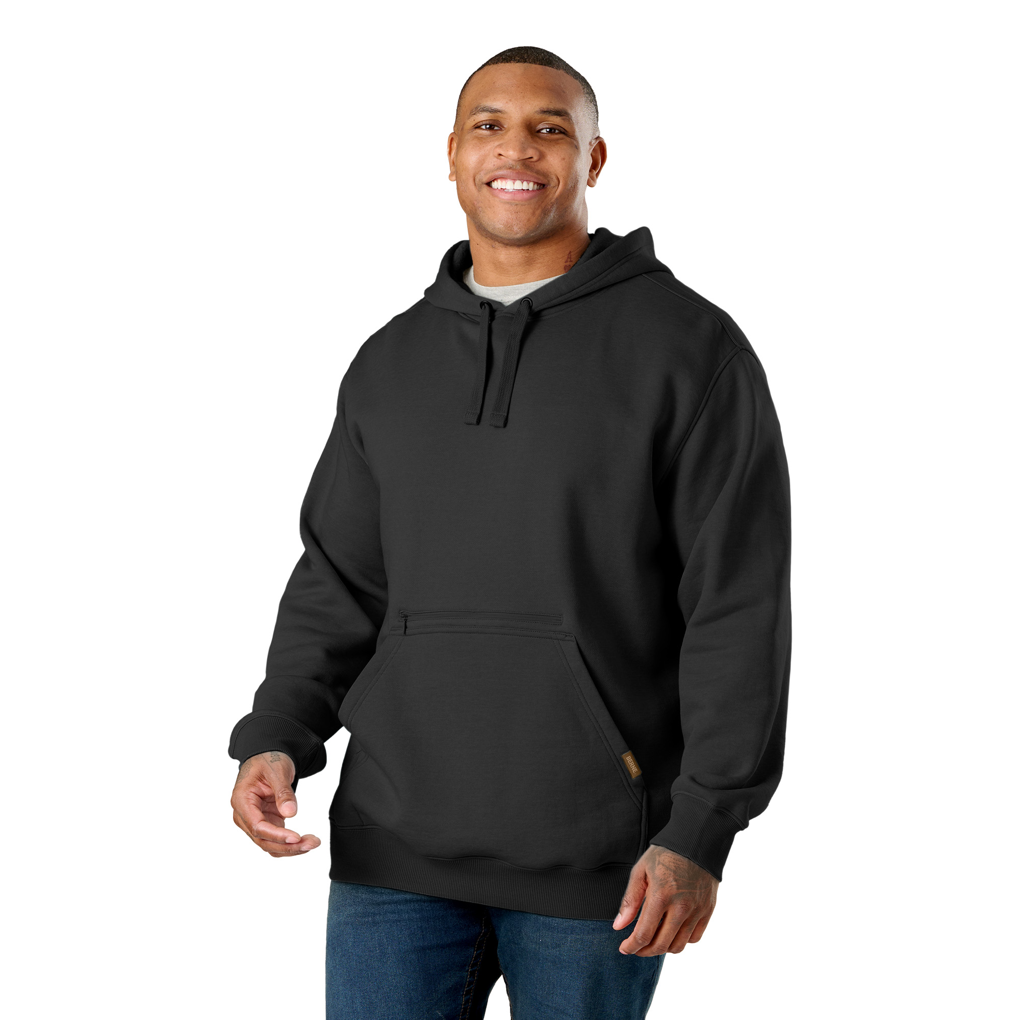Berne Heritage Zippered Pocket Hooded Sweatshirt - Men's 2