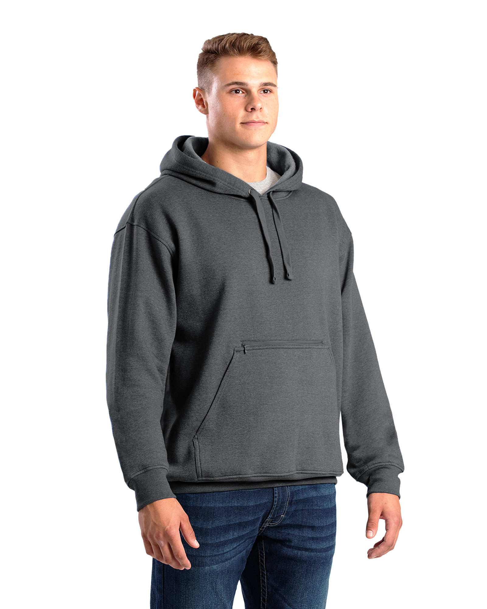 Berne Heritage Zippered Pocket Hooded Sweatshirt - Men's 2