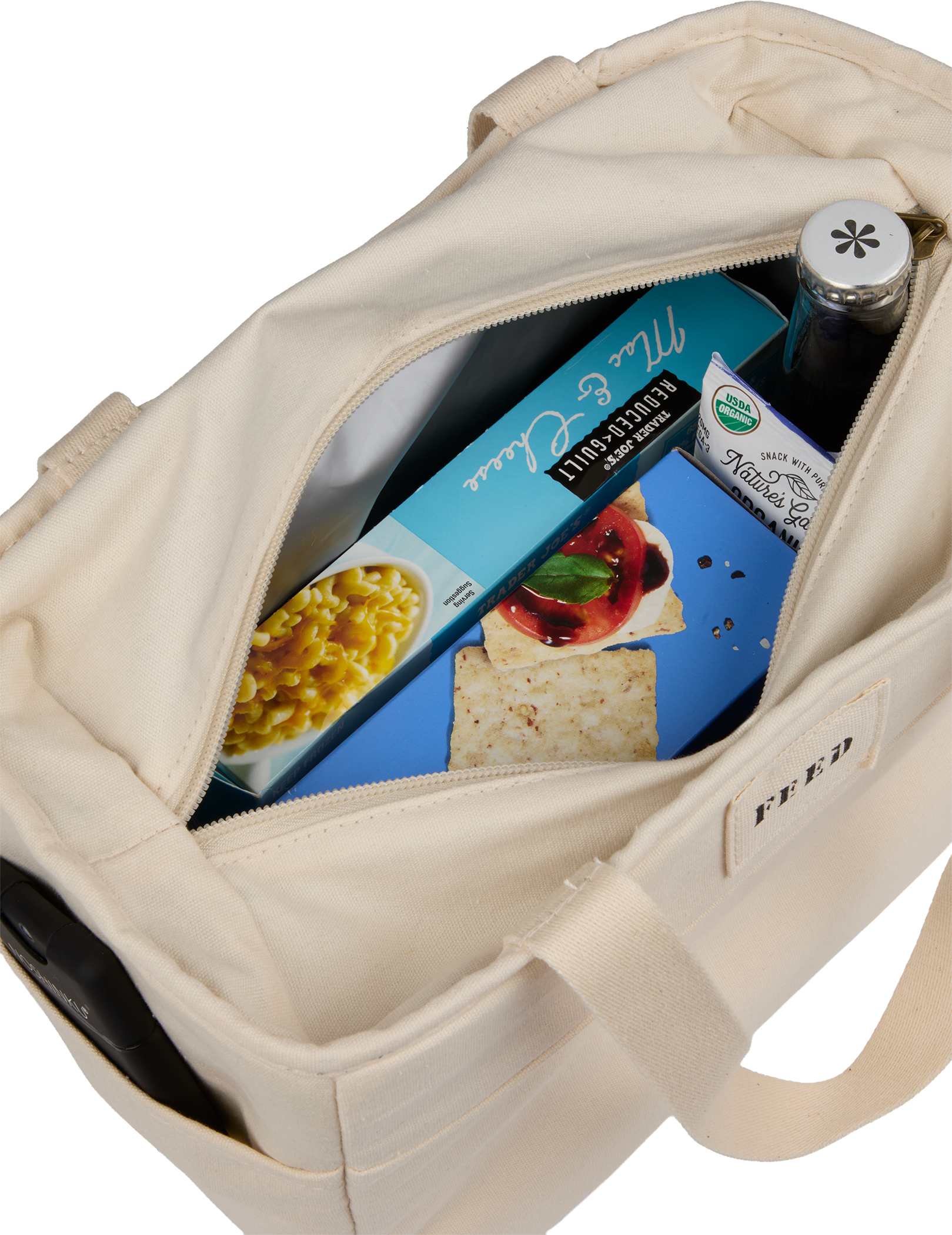 FEED Organic Cotton 9 Can Lunch Cooler 1