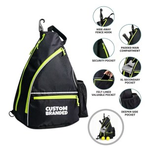 Pickleball Slingpack With Fence Hook 1 Pickleball Slingpack With Fence Hook 1