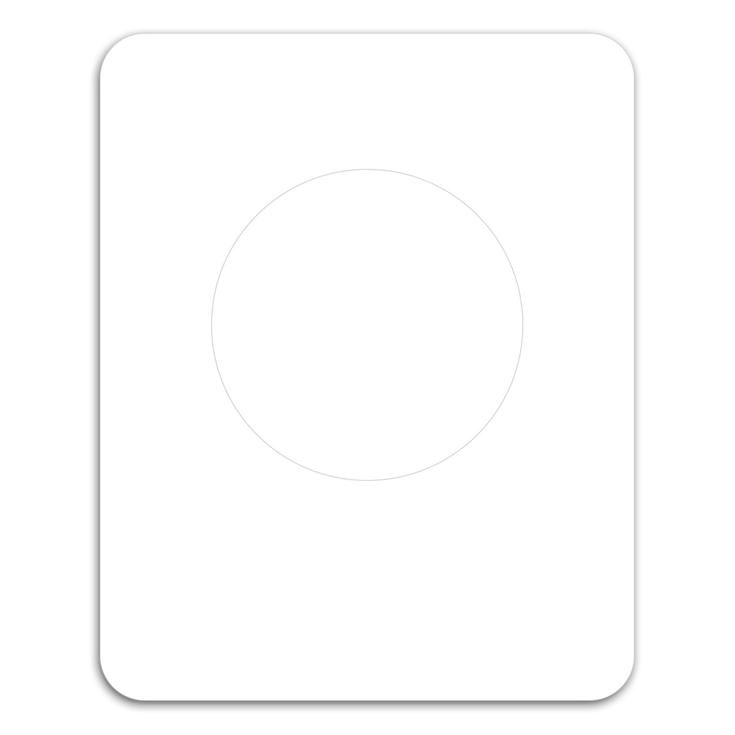 Circle Punch Out Picture Frame Magnet 1
