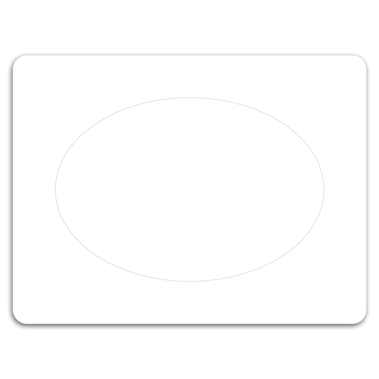 Jumbo Picture Frame Magnet - Oval Punch Out 1