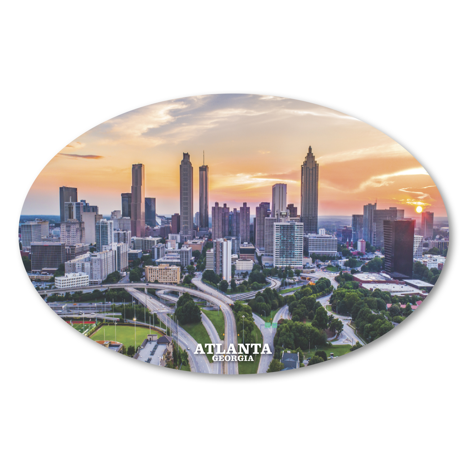 Oval Cityscape 1