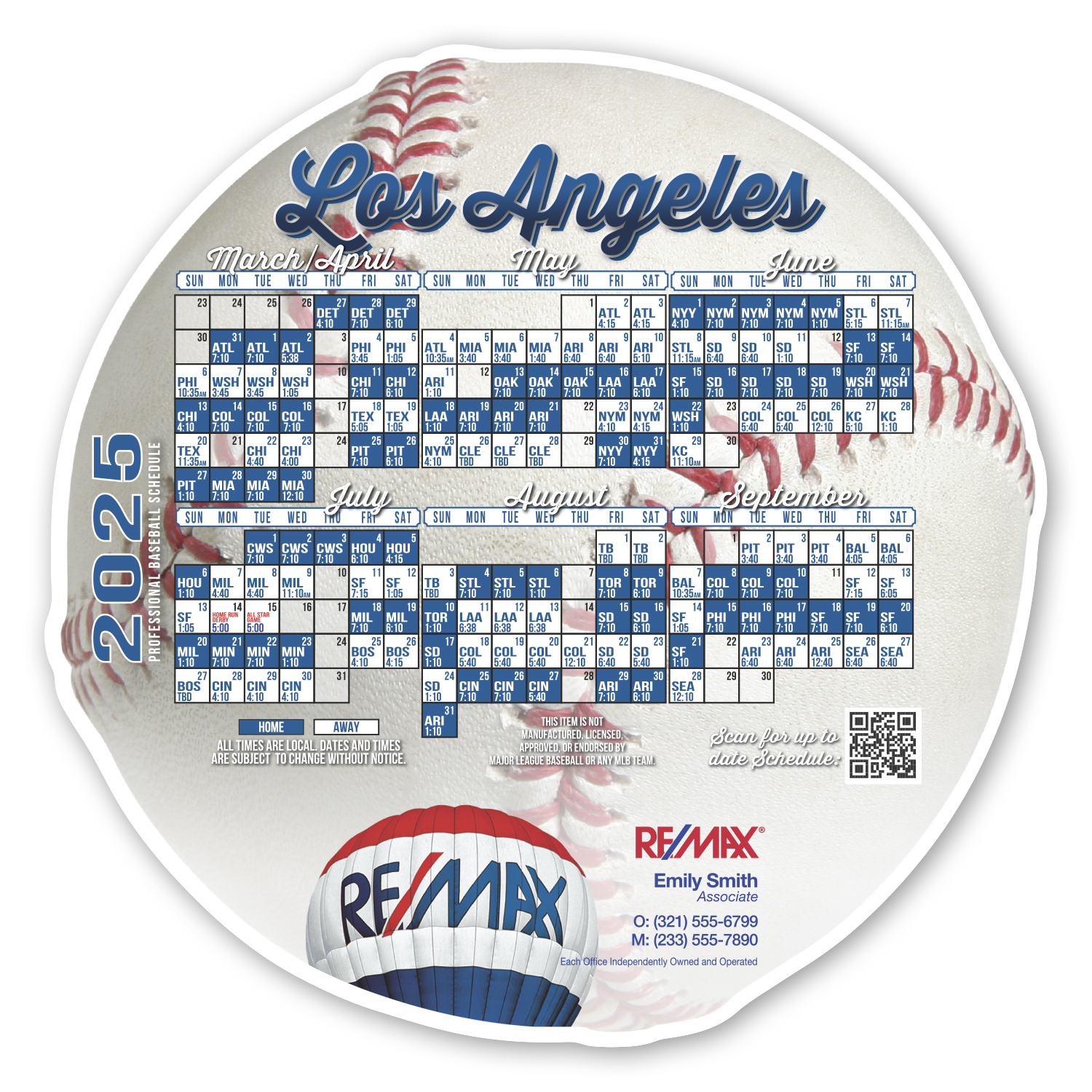 Baseball Schedule 1
