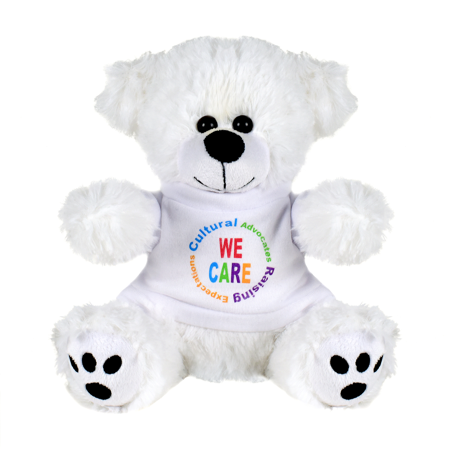 Plush Bear w/ Embroidered Paws and T-Shirt 1