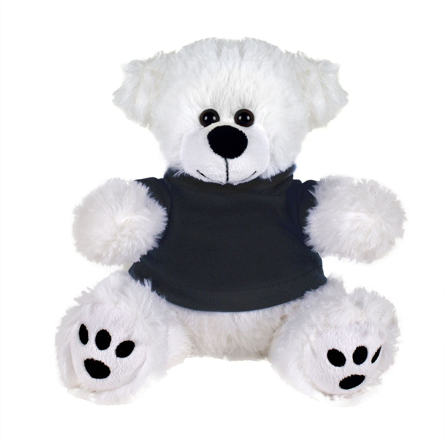 Plush Bear w/ Embroidered Paws and T-Shirt 1