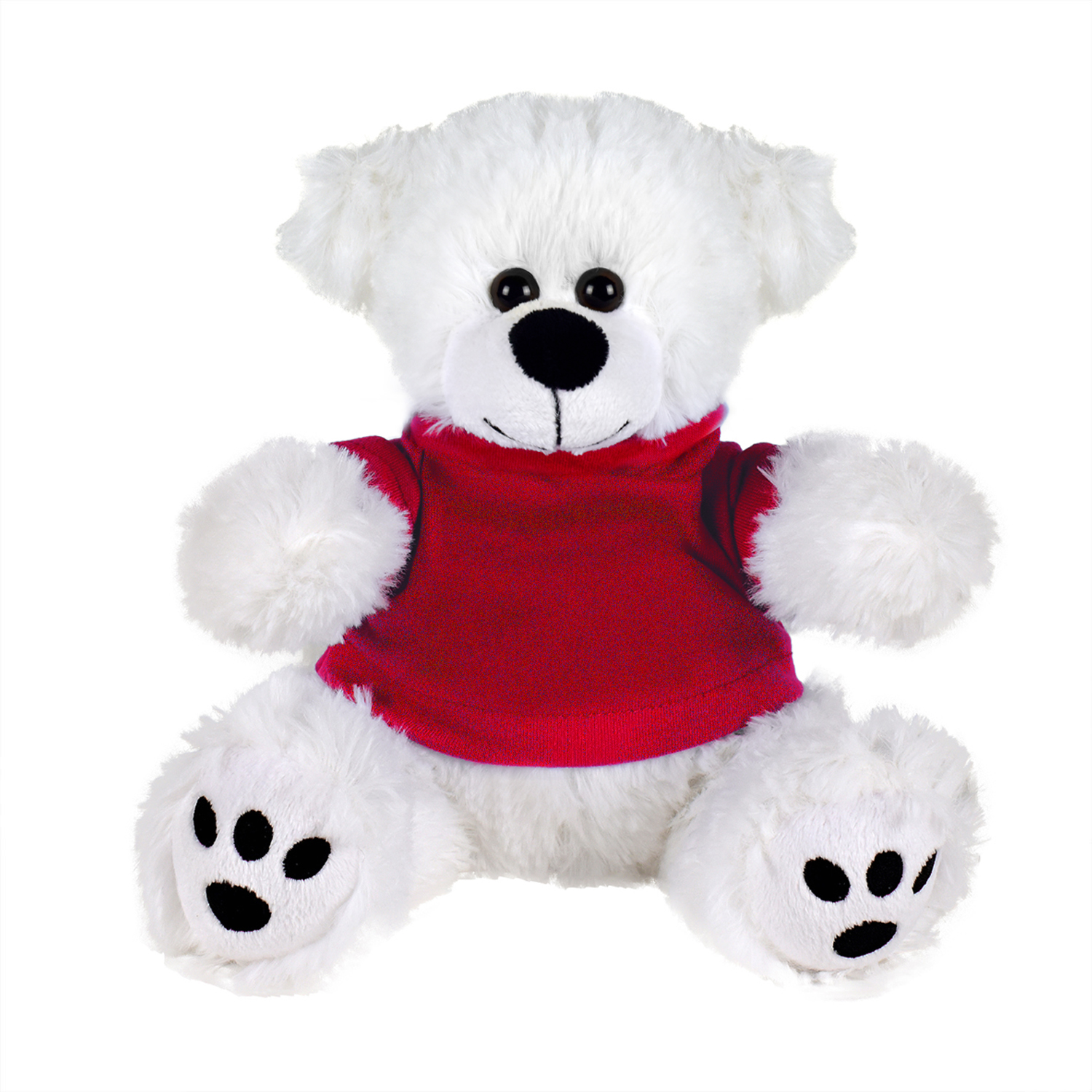 Plush Bear w/ Embroidered Paws and T-Shirt 1