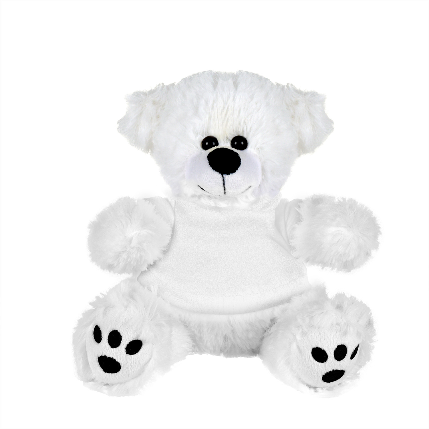 Plush Bear w/ Embroidered Paws and T-Shirt 1