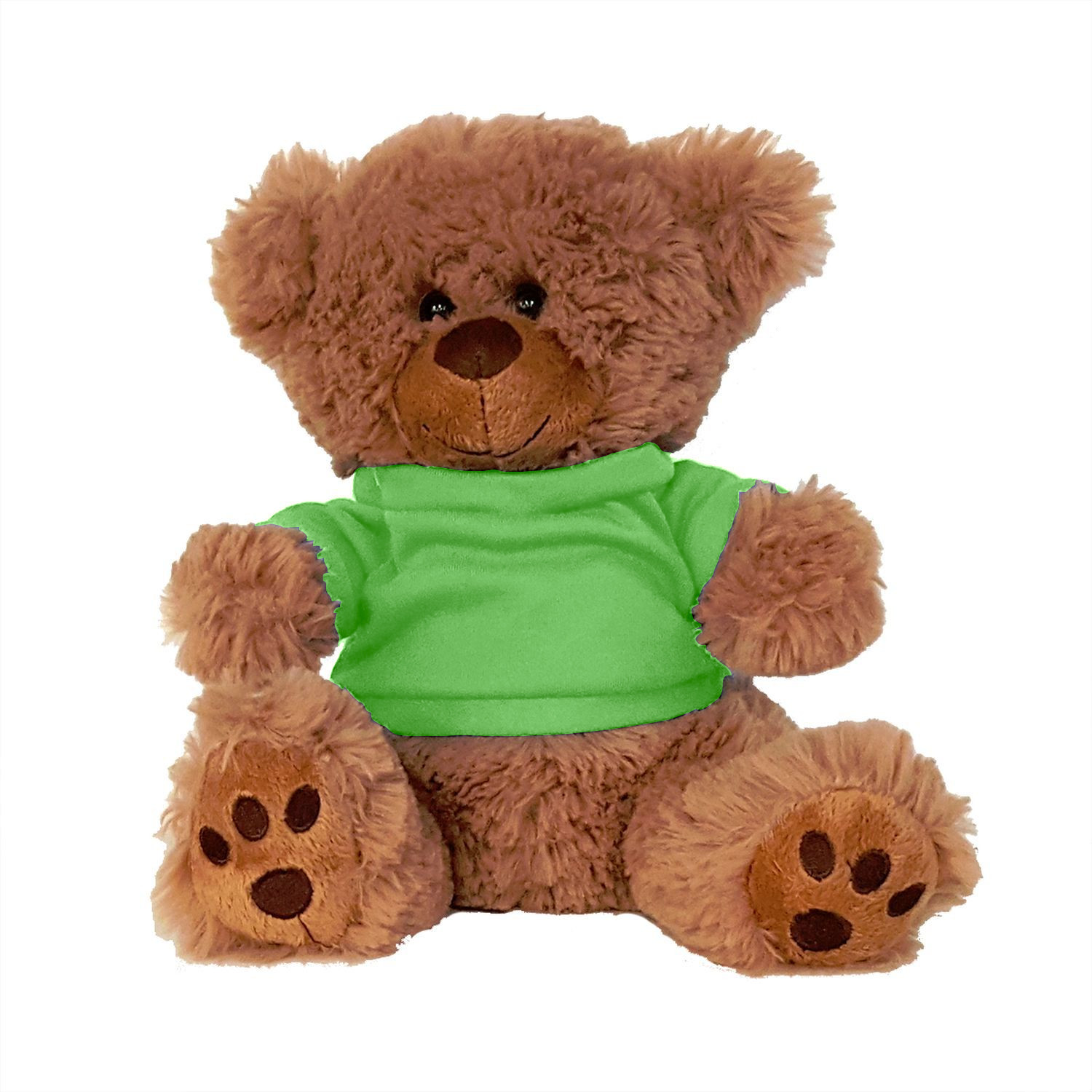 Plush Bear w/ Embroidered Paws and T-Shirt 1