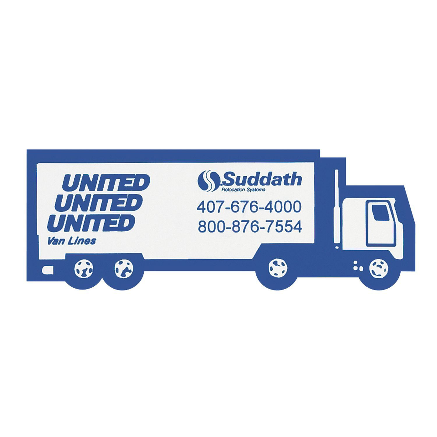 Tractor Trailer Magnet 1