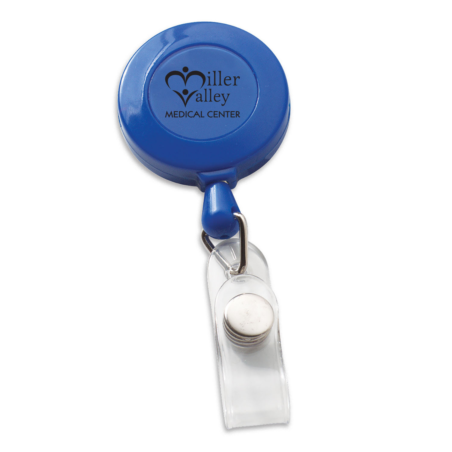 Economy Round Retractable Badge Holder 1