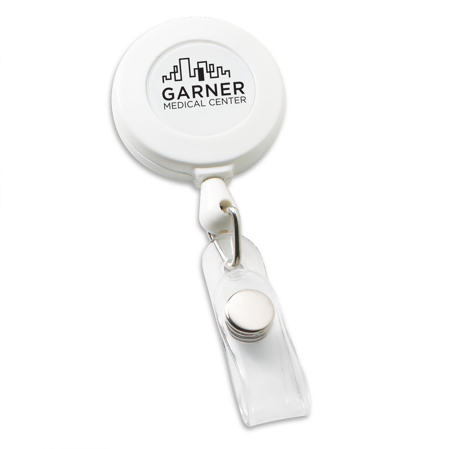 Economy Round Retractable Badge Holder 1