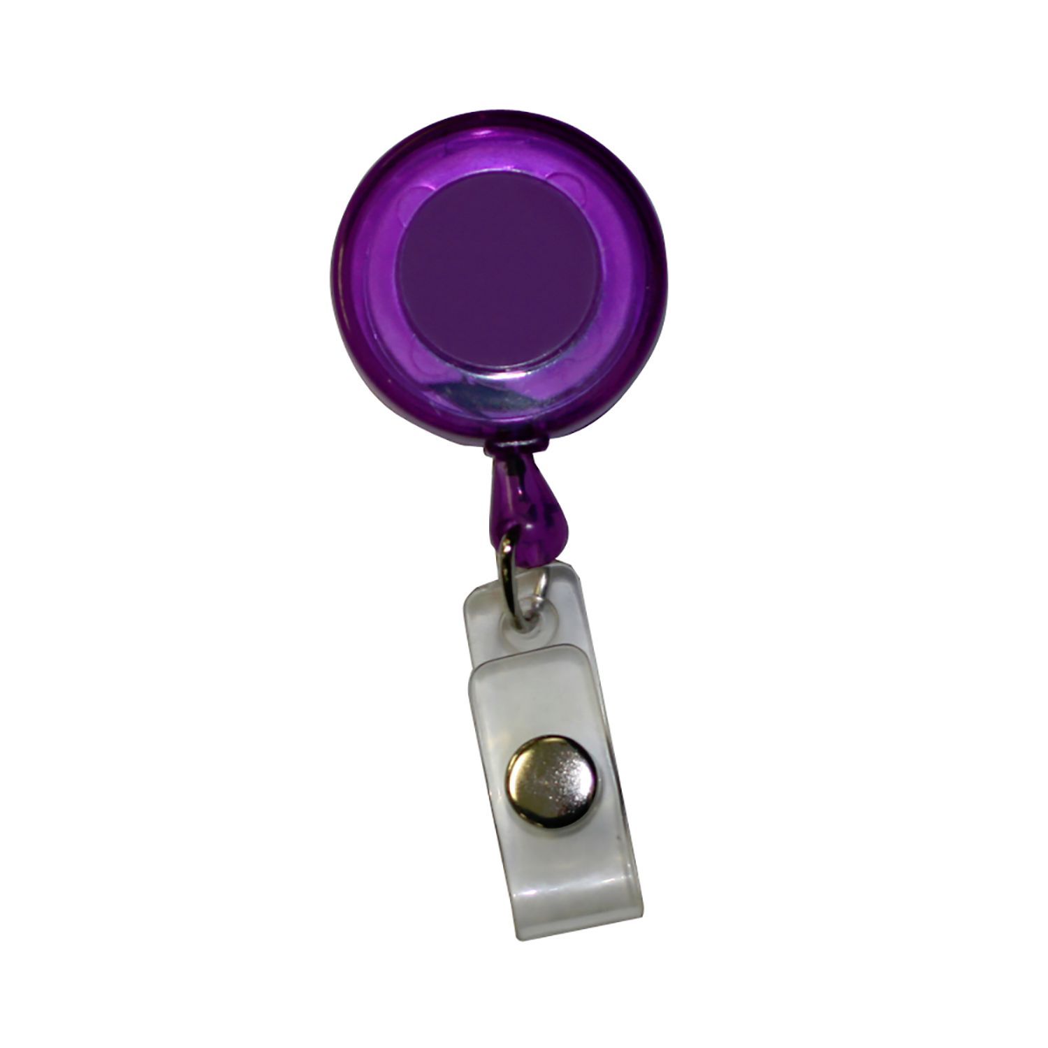 Economy Round Retractable Badge Holder 1