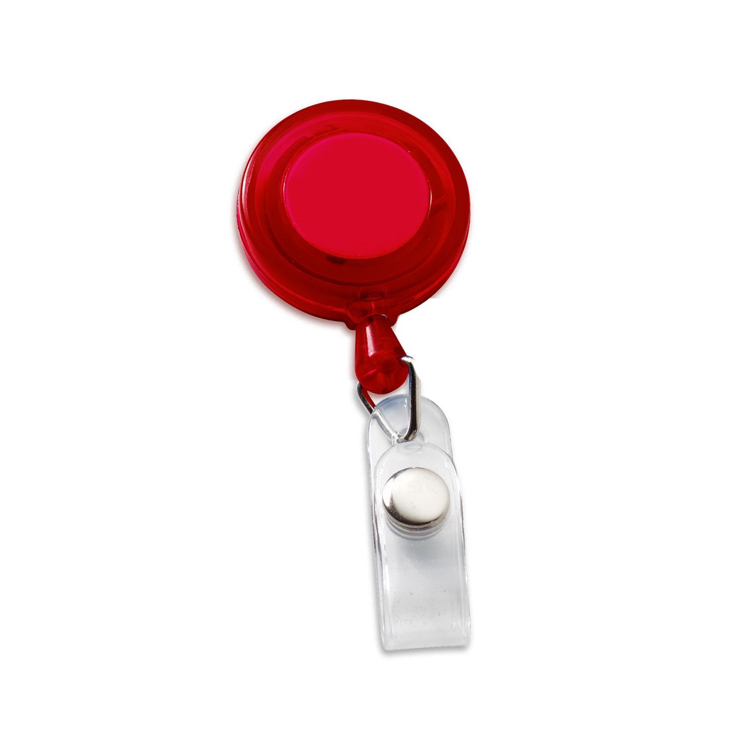 Economy Round Retractable Badge Holder 1