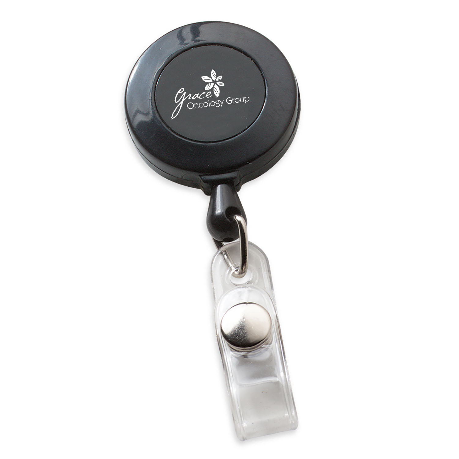 Economy Round Retractable Badge Holder 1