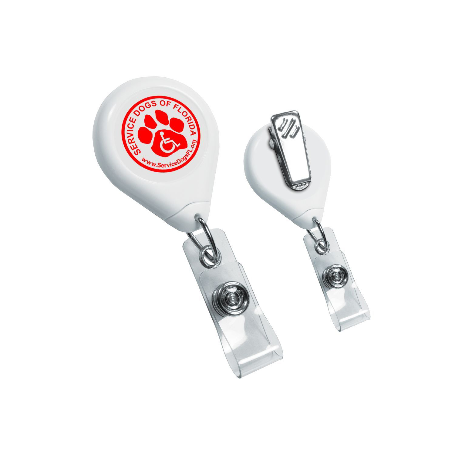 Tear Shape Retractable Badge Holder 1
