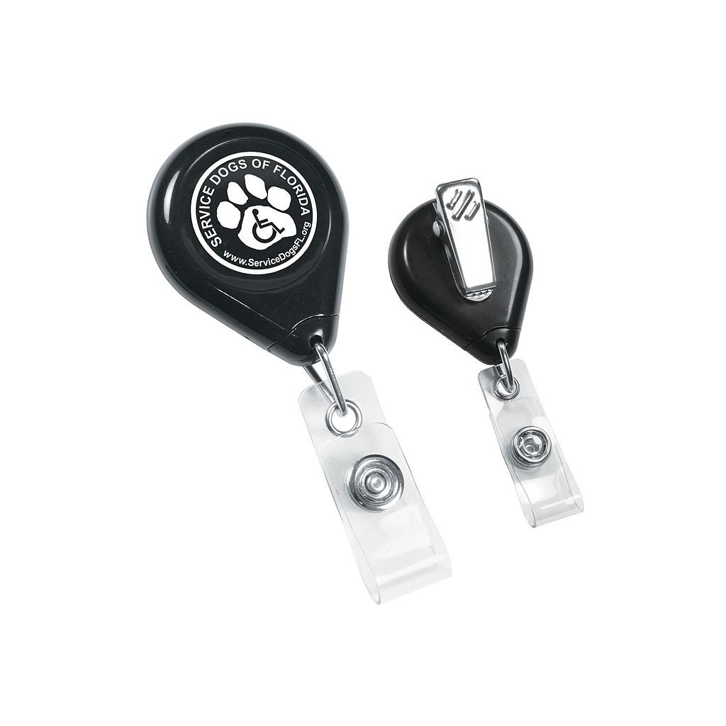 Tear Shape Retractable Badge Holder 1