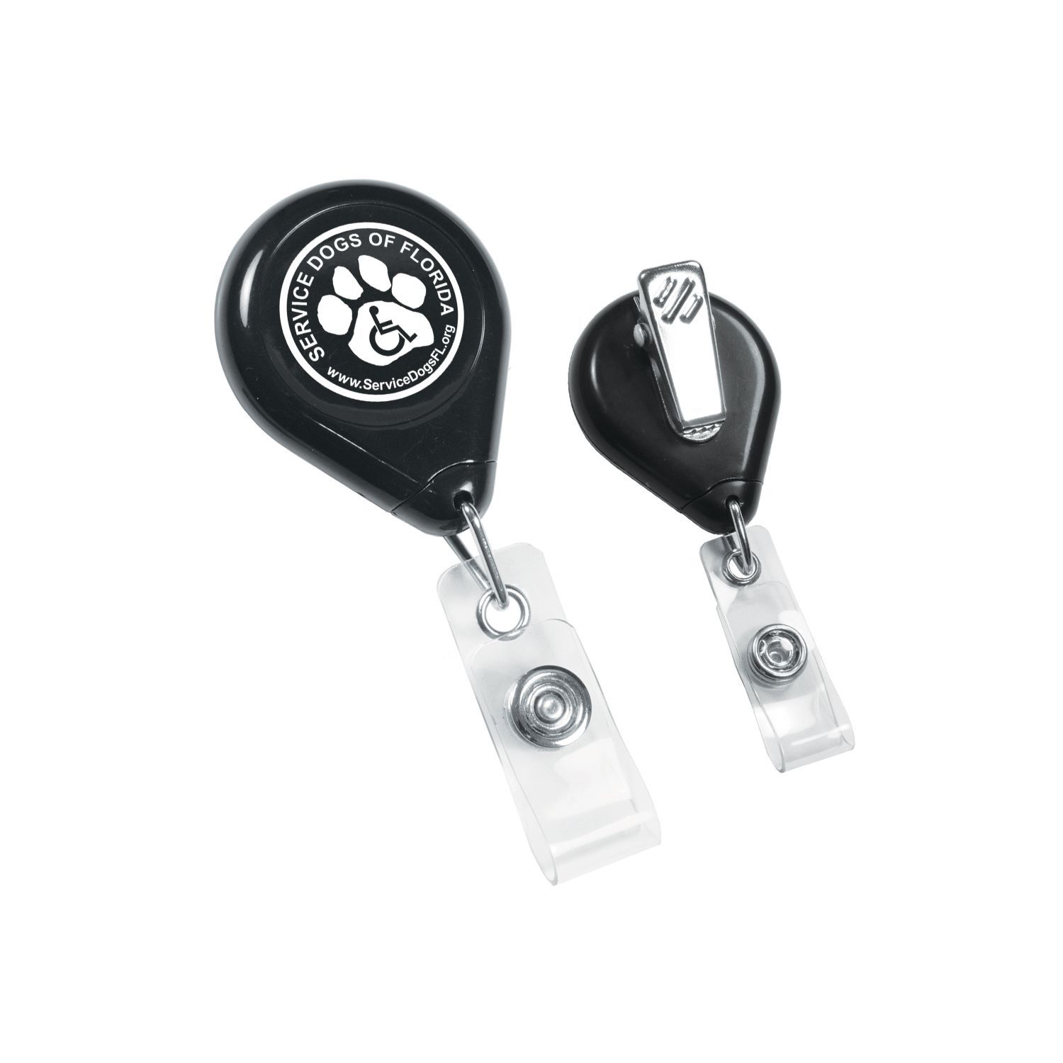 Tear Shape Retractable Badge Holder 1