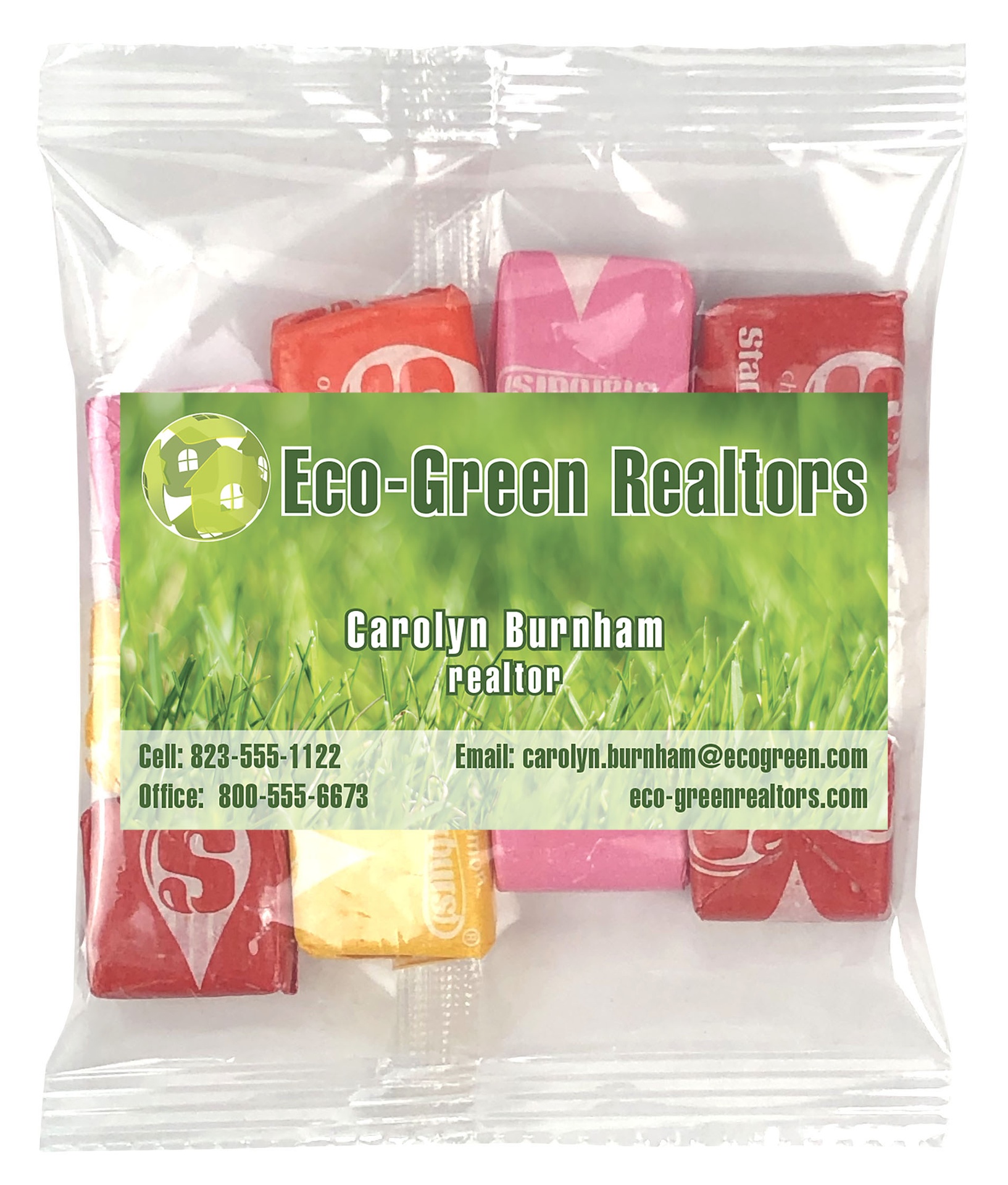 Small Snack Bag with Rectangle Magnet Standard Fill 1
